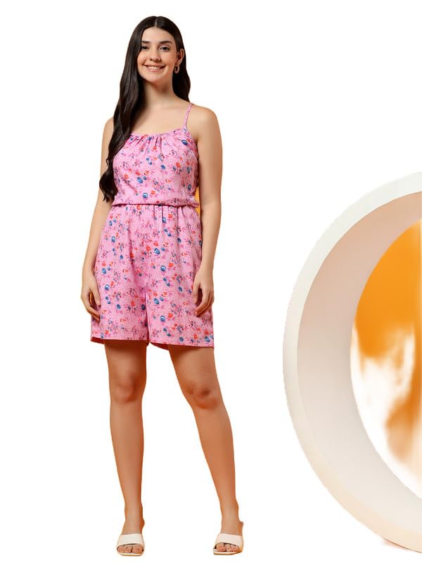 brinns Women Shoulder Strap Basic Playsuit(PT-13)-picture-10