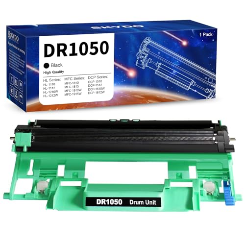 Squuido kit tamburo DR-1050 compatibile con Brother DCP-1510 DCP-1512 DCP-1610W DCP-1612W HL-1110 HL-1112 HL-1210W HL-1212W MFC-1810 MFC-1910W | Alta Resa 10000 pagine Squuido kit tamburo DR-1050 compatibile con Brother DCP-1510 DCP-1512 DCP-1610W DCP-1612W HL-1110 HL-1112 HL-1210W HL-1212W MFC-1810 MFC-1910W | Alta Resa 10000 pagine