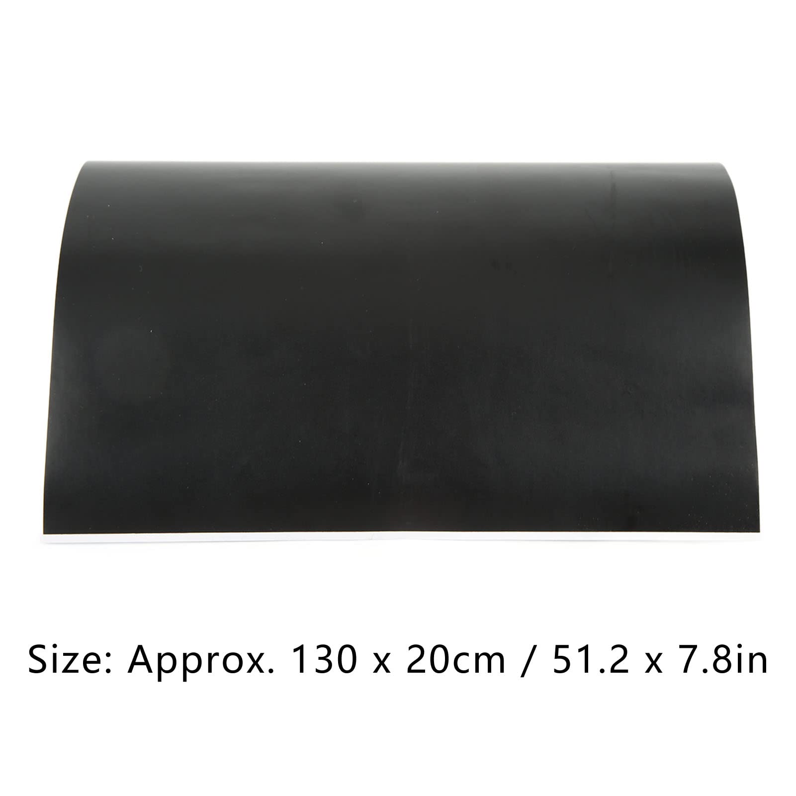 Striscia Solare Per Parabrezza Per Auto, Nero Opaco 130 X 20 Cm Adesivo Per Protezione Solare Per Parabrezza in PVC Universale Per Automobili