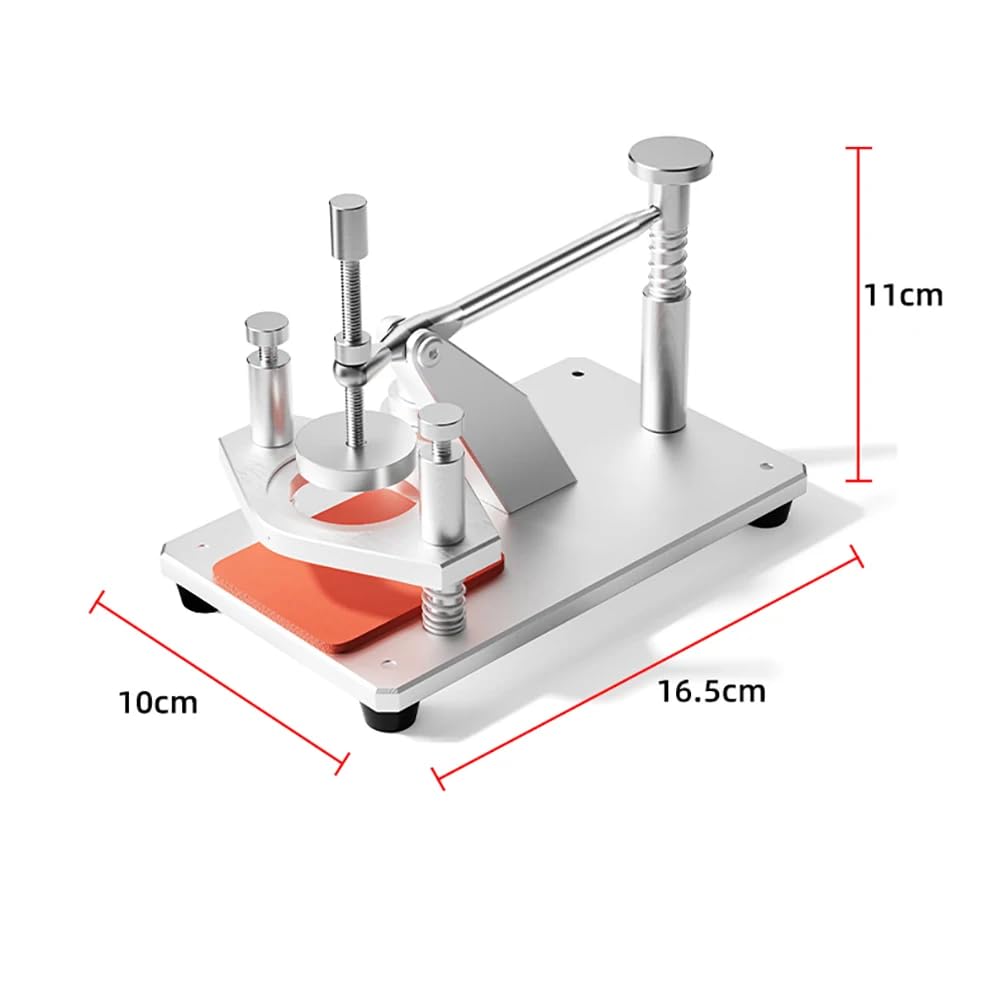 Kit D'outils Professionnels pour Retirer Les Cristaux de Montre, Anti Rayures, pour Le Démontage Du Couvercle Avant de La Montre, pour Verre Plat Et Bombé