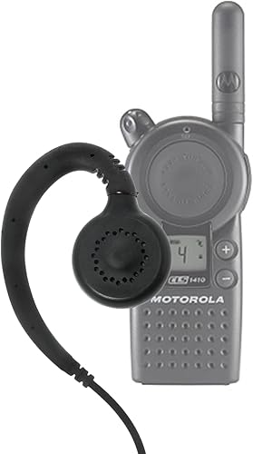 Miniatura 2 de Artisan Power P-6423: Auriculares de un solo cable en forma de C para radios Motorola CLS1410 y CLS1110: RLN6423, HKLN6423, HKLN4604