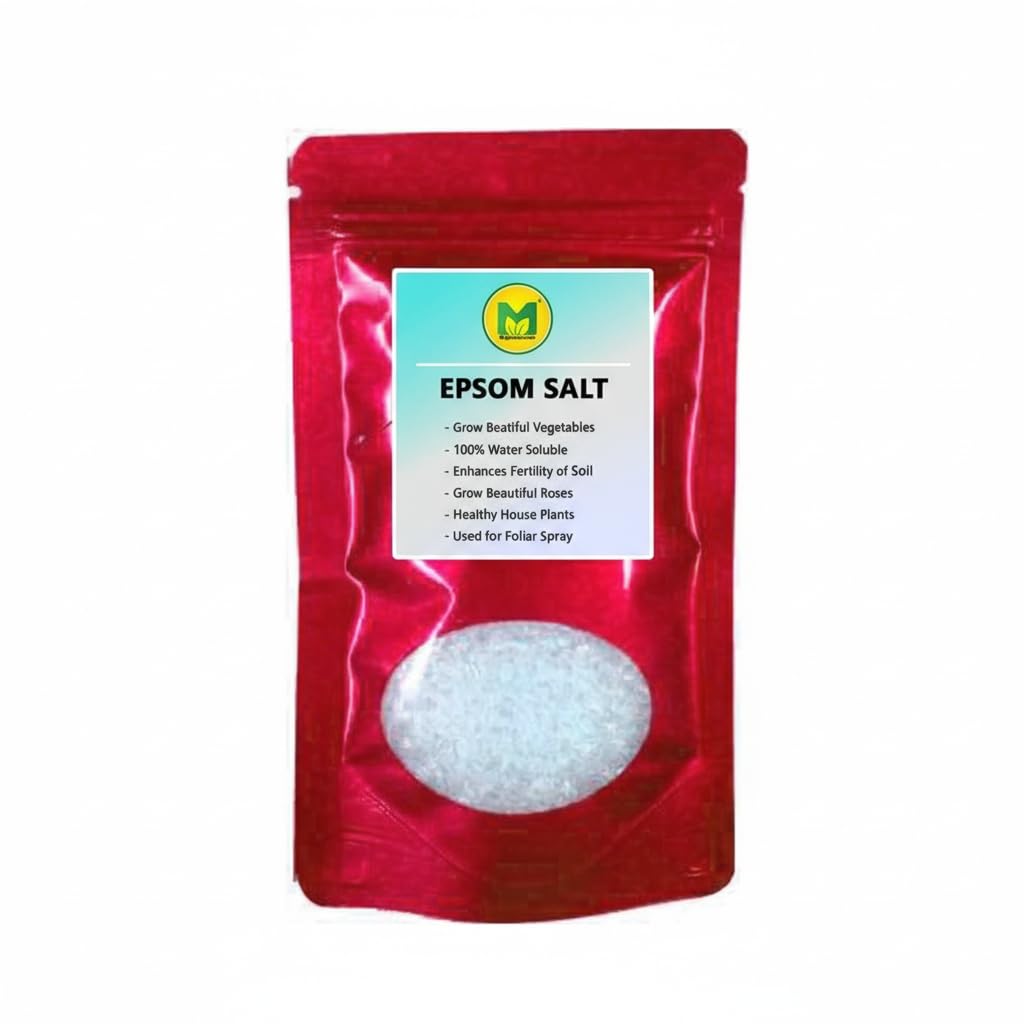 MyOwnGarden Premium Epsom Salt (Magnesium Sulphate) Fertilizer - Granules, 2Kg Promotes Root & Flower Development. Organic-Grade Epsom Salt for Gardening & Soil Enrichment-image-44