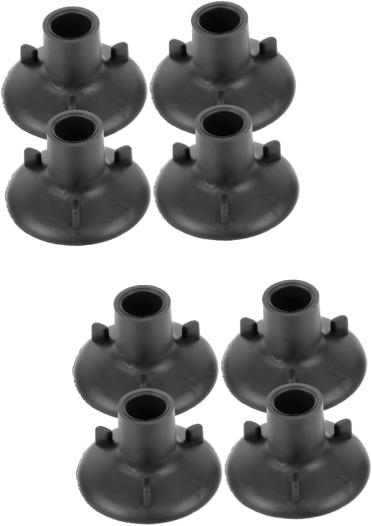 8pcs Rubber Shower Chair Leg Pad Nonslip Chair Leg Cover Replacement Peg Pad for Shower