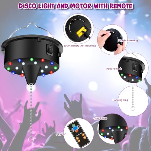Tazkzzy HG00041 Disco Ball Motor With Remote thumb #1