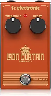 TC Electronic アナログノイズゲートペダル ギターエフェクター アナログ回路設計 シンプルな操作 トゥルーバイパス IRON CURTAIN NOISE GATE