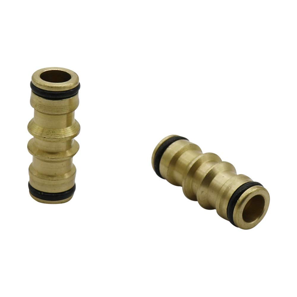 Giunti for Tubi in PVC in Ottone bidirezionale a sgancio rapido for autolavaggio, Pulizia, Tubo dell'Acqua, irrigazione, raccordi for microirrigazione Automatici, 20 Pezzi