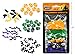 Halloween Party Table Confetti Scatters Decorations - 5 Styles - Pumpkin, Bats, Skulls, Witch on Broom and More - 25 gram Pack