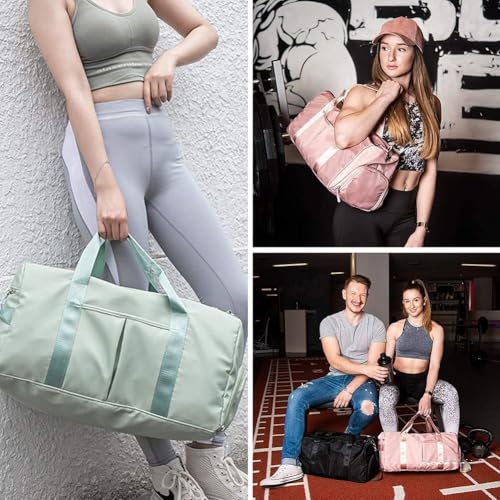 SEYROLIN Nylon Foldable Travel Duffel Bag || Portable Waterproof Lightweight Carry On Luggage Sport Folding Duffle Bag || Outdoor Weekend Tote Carry Bag, Sports Gym Bag. 8 51h0W1cDAEL