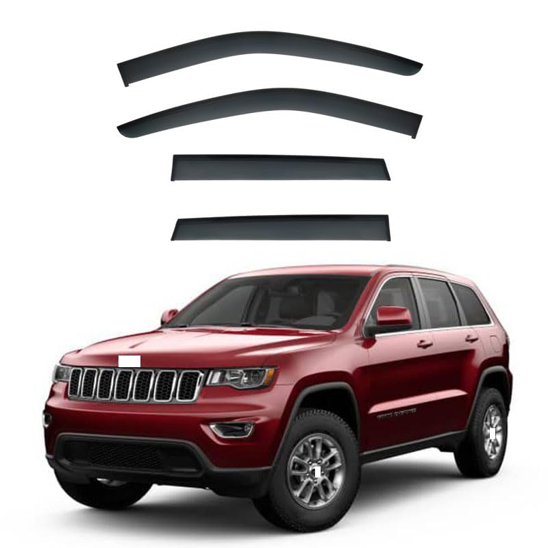 Déflecteurs de vent de voiture pour Jeep Grand Cherokee WK2 de 2011 à 2020, lot de 4 pièces Style B