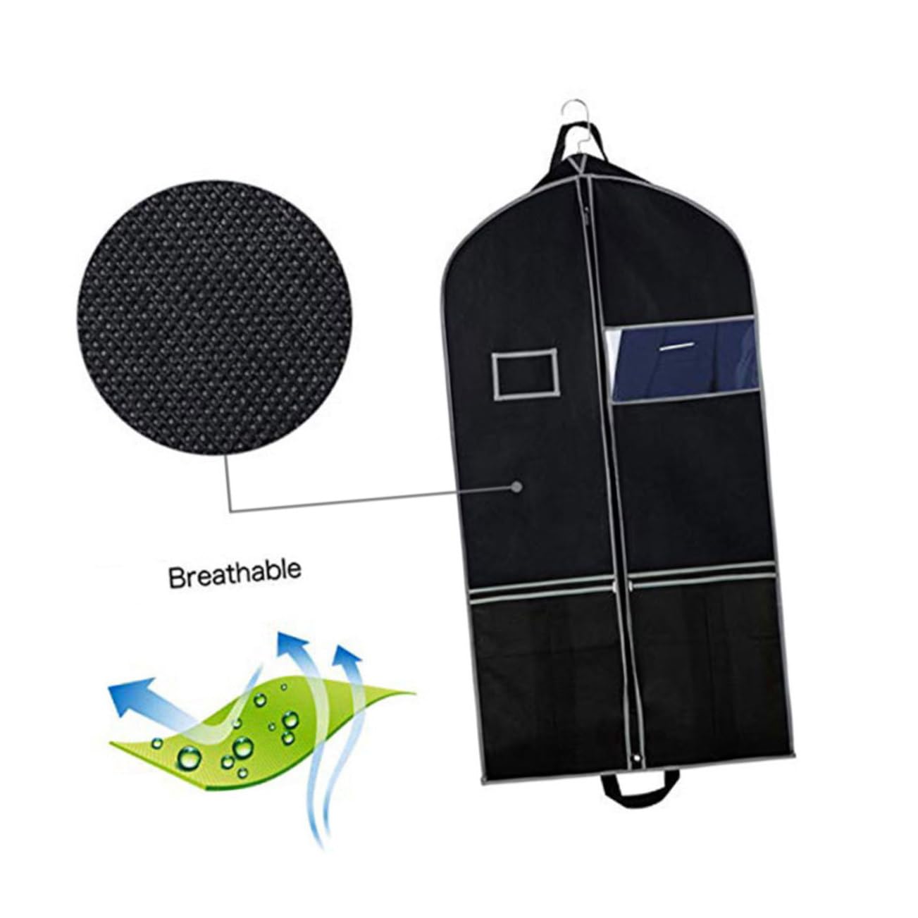 Gatuida Funda para Traje de Tela No Tejida Bolsa Protectora Ligera con Portátil para Almacenamiento y Viaje