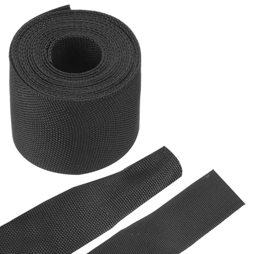 QUARKZMAN Manguitos de cable trenzados, manguera de tejido retráctil, 2' 10 pies negro relación 2:1 tubo termorretráctil, protección de cables para arnés de cables, protección de cables de red