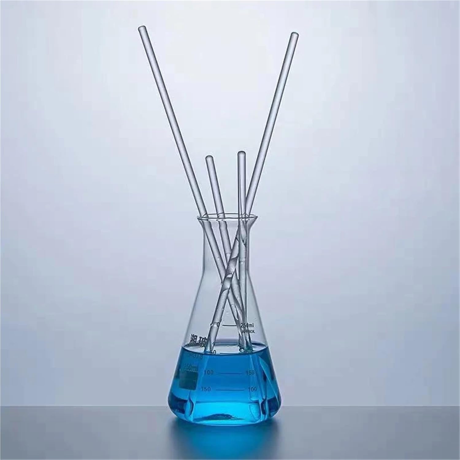 5pcs/10pcs Glass Mixing Rod, Glass Drain Rod, Clear Lab Stirrer, Muddler, Glass Stirrer, Science Experiment (7x300mm 10pcs)