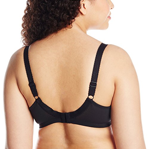 Goddess Women's Plus Size Adelaide Underwire Banded Bra, Black, 40J #TOP1
