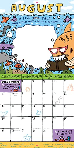 Kid's Awesome Activity Wall Calendar 2023: Includes 300+ Super Fun Stickers! #TOP4