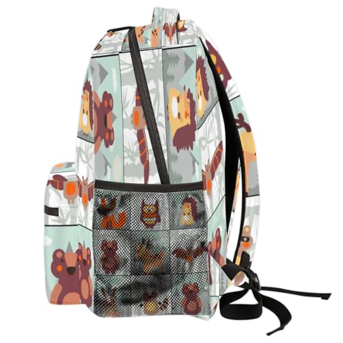 Sac à dos ordinateur portable avec grand compartiment de voyage - 4