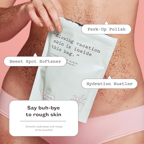 Image of Frank Body Coconut Coffee Scrub | Natural & Cruelty Free Exfoliating Body Scrub | Hydrating Vegan Scrub For Skin Care, Stretch Marks, Acne, And Cellulite | 1ct, 200g -- 7.05oz