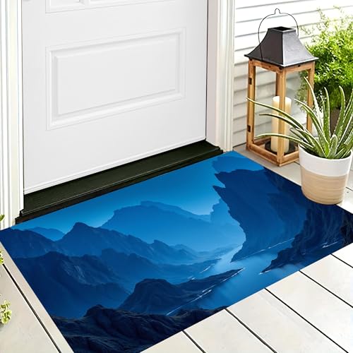 Tapis de porte antiderapant lavable grande taille pour cuisine et entree - 4
