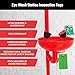 GOTSAFETY Eye Wash/Safety Shower Station Inspection Tags - 25 Pack, 4-Year Monthly Inspection Record - Premium Vinyl, UV/Waterproof, OSHA Approved