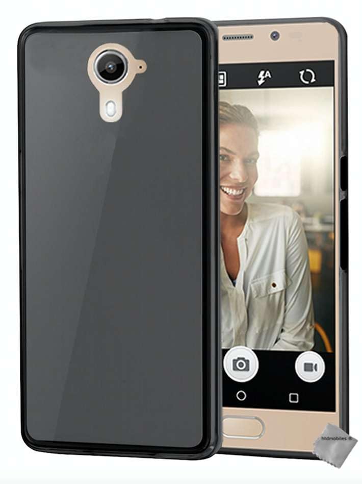 htdmobiles Housse Etui Coque Pochette Silicone Gel Fine pour Wiko U Feel Prime + Film ecran - Gris