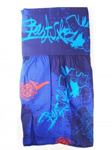 Original The Simpsons Bart Simpson - Sábana bajera ajustable individual en caja original