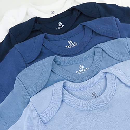 Image of HonestBaby unisex-baby Organic Cotton Short Sleeve Bodysuits Multipack