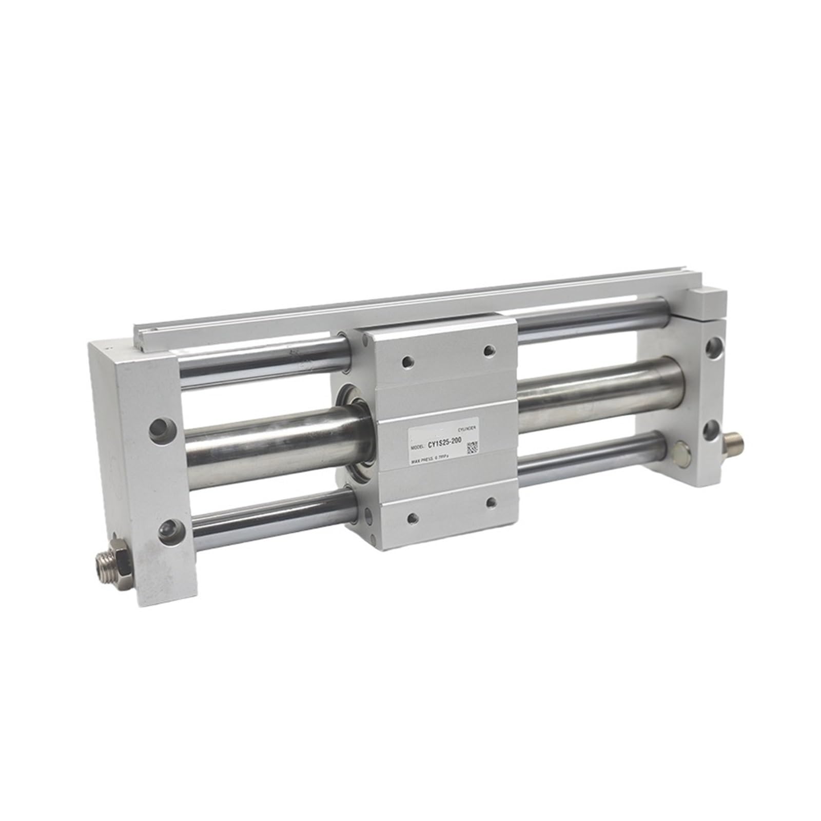 Cylindre sans tige magnétique CY1L16-200 avec rail de guidage linéaire à 3 tiges longue course