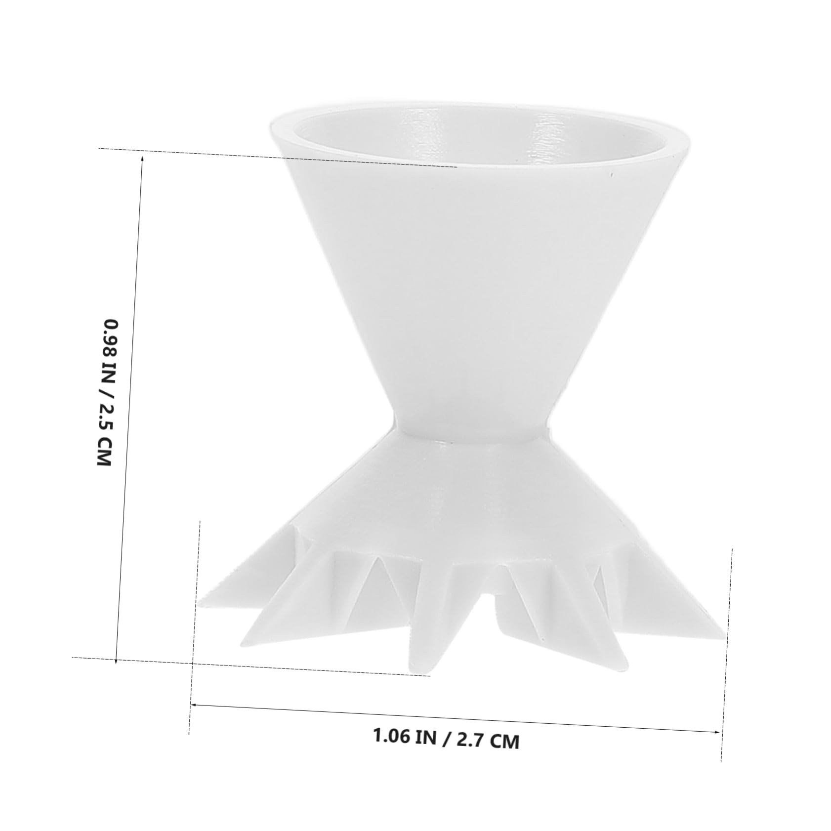 VILLCASE Space-Saving DIY Art Supplies Reusable Plastic Split Cups Easy-Clean Paint Pouring Strainers for Artists