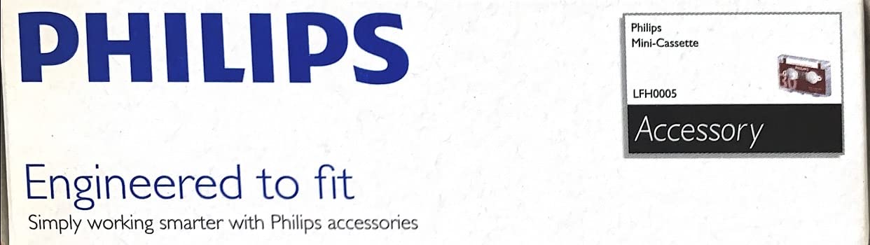 PHILIPS Mini-Cassettes pour Machine à Dicter 2 x 15 Minutes (LFH 005)