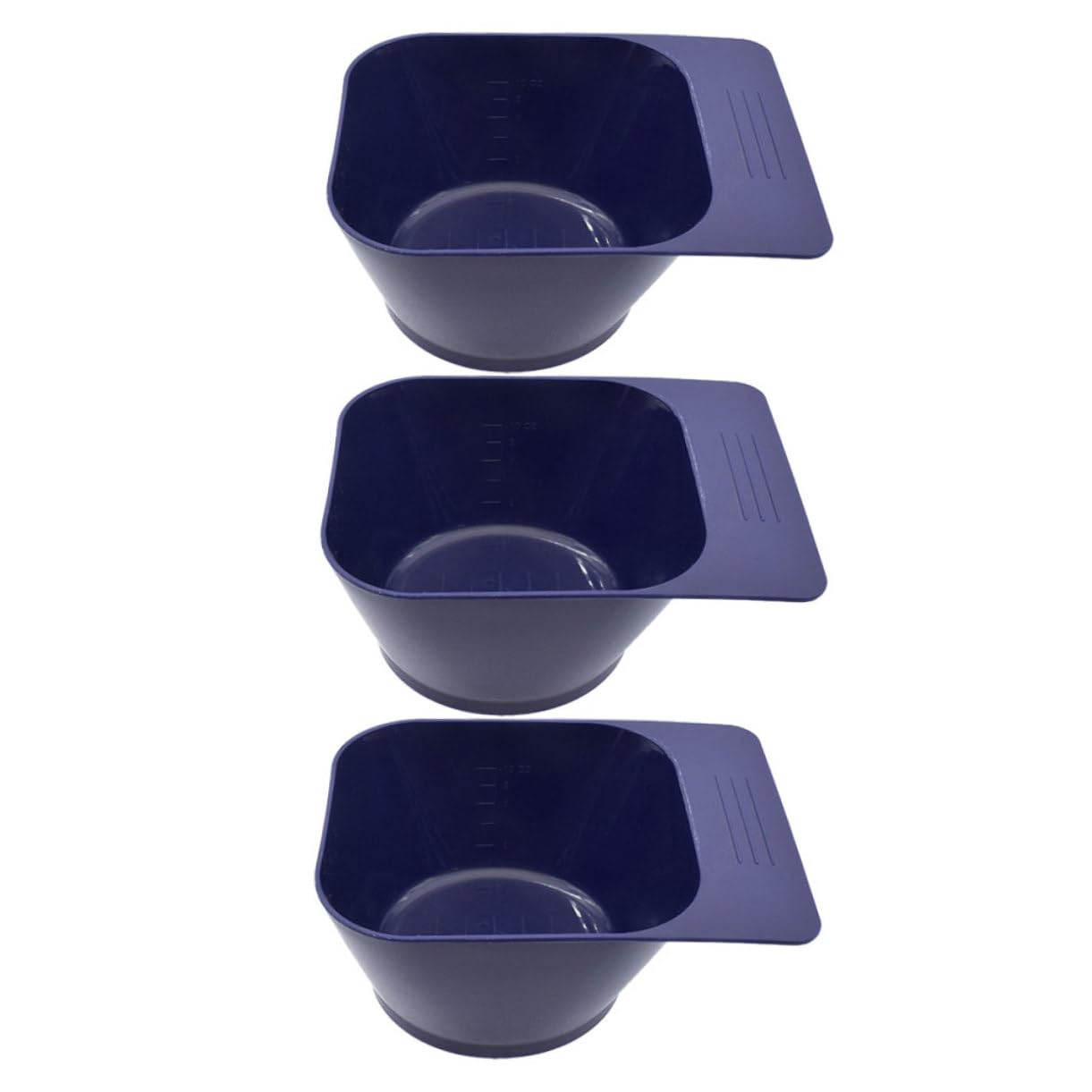 VICASKY 3 Set Ciotole Per Colorazione Con Dritto Ciotole Per Mischiare E Trattamenti Facile E Versatile Per Parrucchieri E Domestico 3 Pezzi*3
