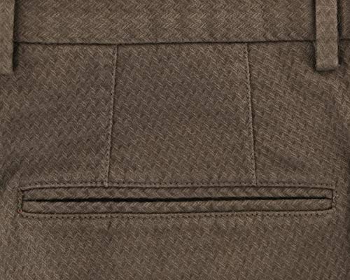 Incotex Brown Solid Pants - Slim3