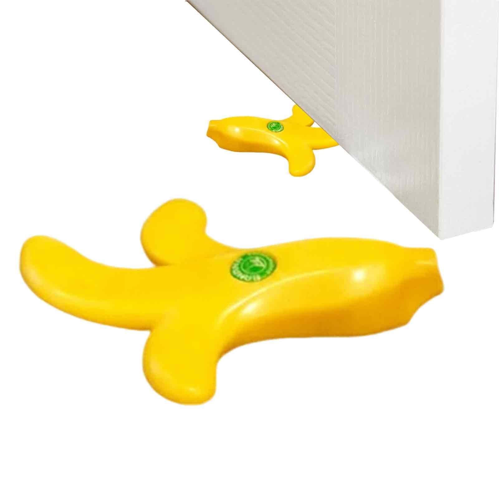 Funny Door Stop Floor Protection Wedge Banana Ice Cream Design