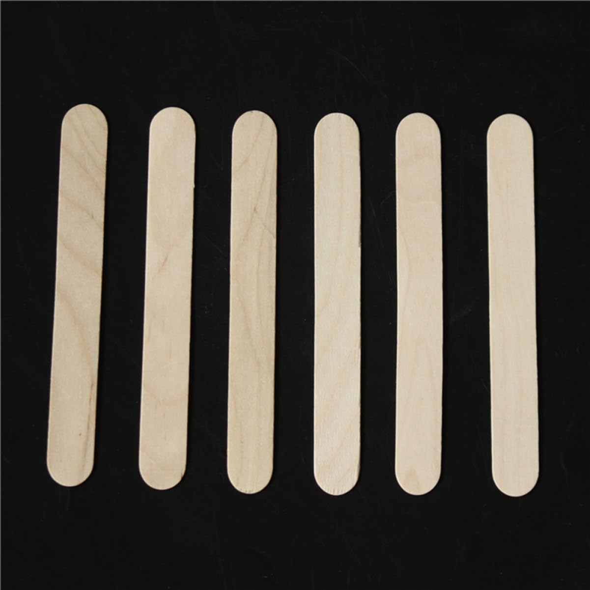 Healeved Salon Home Diy Kit 100pcs Wooden Waxing Spatulas Odorless Skin Friendly