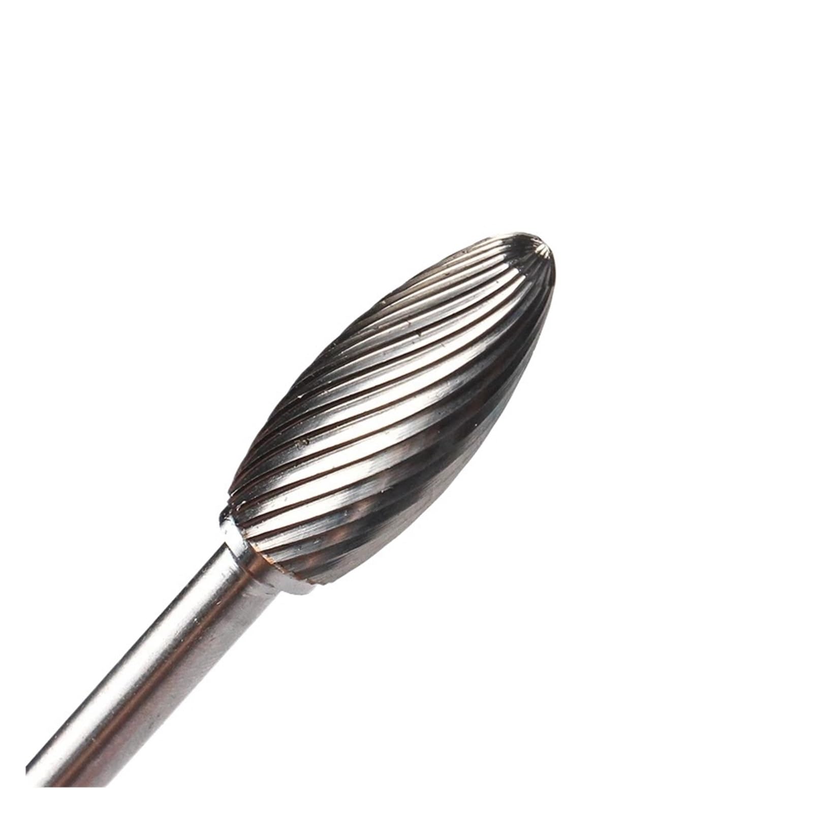 Hartmetallfräser H-Typ-Kopf-Wolframkarbid-Drehgrat-Stabschleifer for Bohrer, Fräsen, Schnitzen, Polieren(6PCS (H06-16))