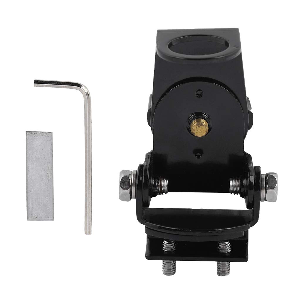 Estink Staffa di montaggio per regolabile, radio CB per veicoli montaggio radio mobile, con cuscinetto antigraffio, rotazione a 180°, supporto per autoradio