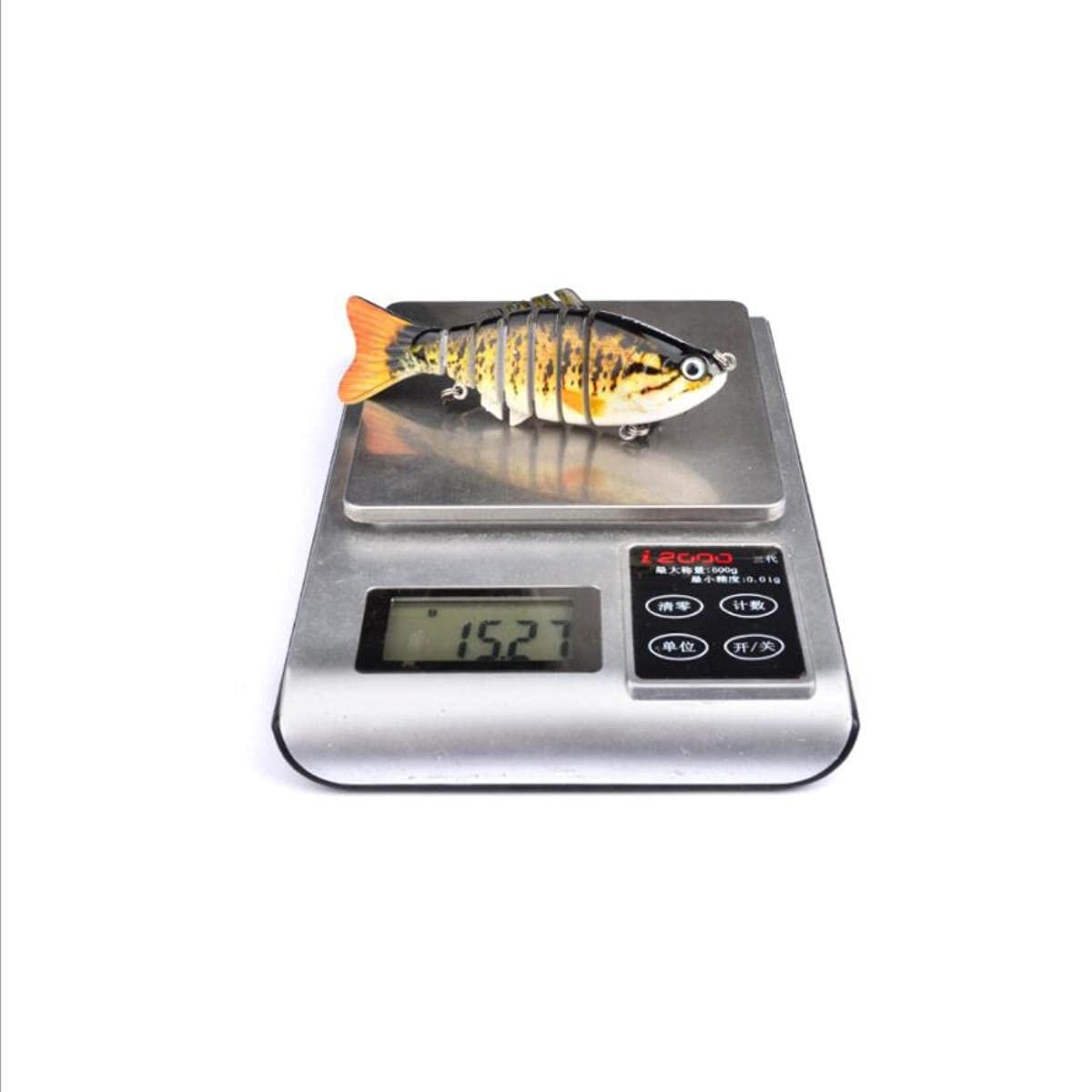 YJBEAPT 1 pièces appâts de pêche à la traîne Nager Wobbler appât Dur multi-section100mm15g matériel de pêche artificielLure-6, Chine, appât Dur