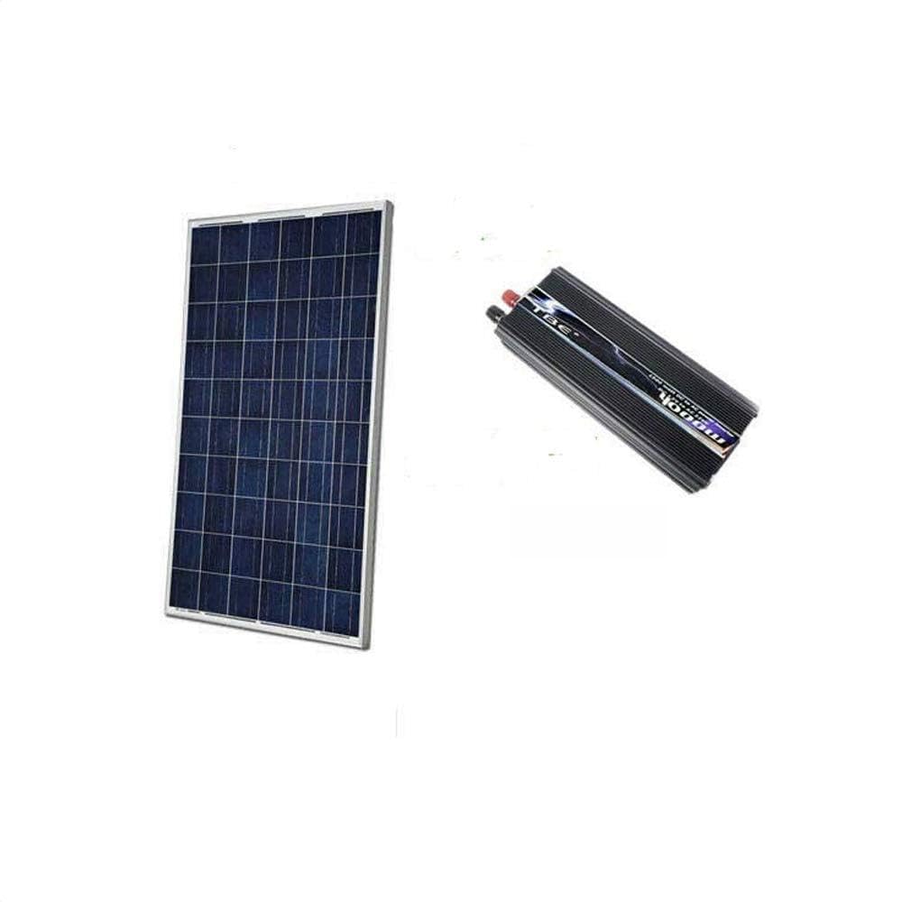Kit Fotovoltaico 1Kw Giornaliero Pwm Pannello Solare 100W Inverter 2000w Isola Regolatore 30A