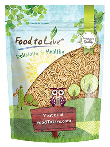 Food to Live Brown Basmati Rice, 1 Pound – Whole Grain, Long-Grain Rice Variety, Fragrant, Kosher, Vegan. Less Starch. High in Dietary Fiber. Great for Making Stir-Fries, Curries, and Pilafs.