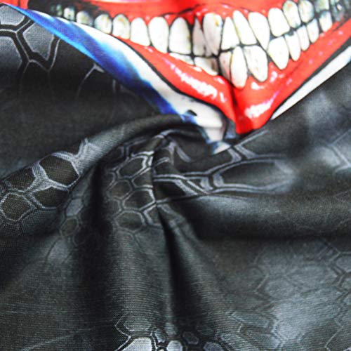 Image of Obacle Skull Face Mask Half for Dust Wind UV Sun Protection Seamless 3D Tube Mask Bandana for Men Women Durable Thin Breathable Skeleton Mask Motorcycle Riding Biker Fishing Cycling Sports Festival