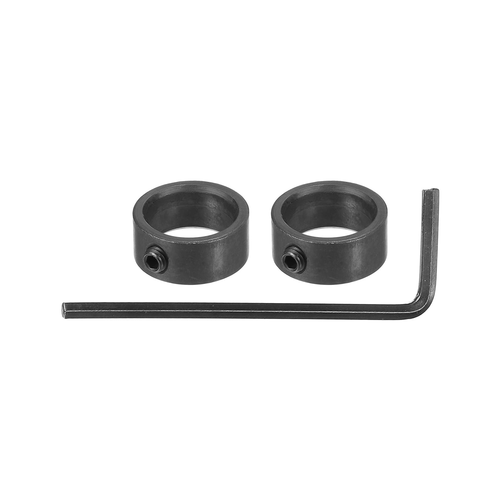 Shaft Collars - 8mm Bore, Silver -16 Shaft Collars - 8mm Bore, Silver -16