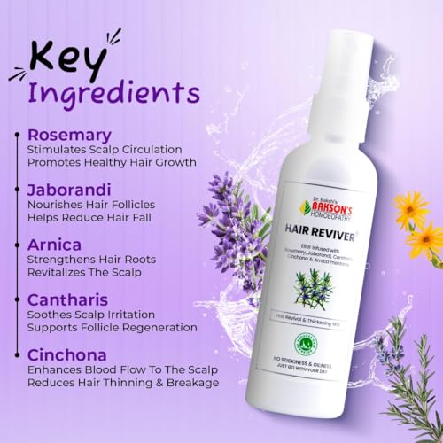 Image of Dr. Bakshi's BAKSON'S HOMOEOPATHY Hair Reviver-100 Ml
