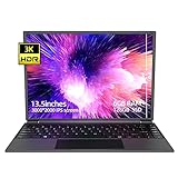 13.5inch 3000*2000 3K laptop computer ,Celeron HD Graphics, 6GB RAM and 256GB SSD Win11 laptop computersslim and lightweight notebook computer,Work and students laptops PC,cheap computer and Gray,WPS