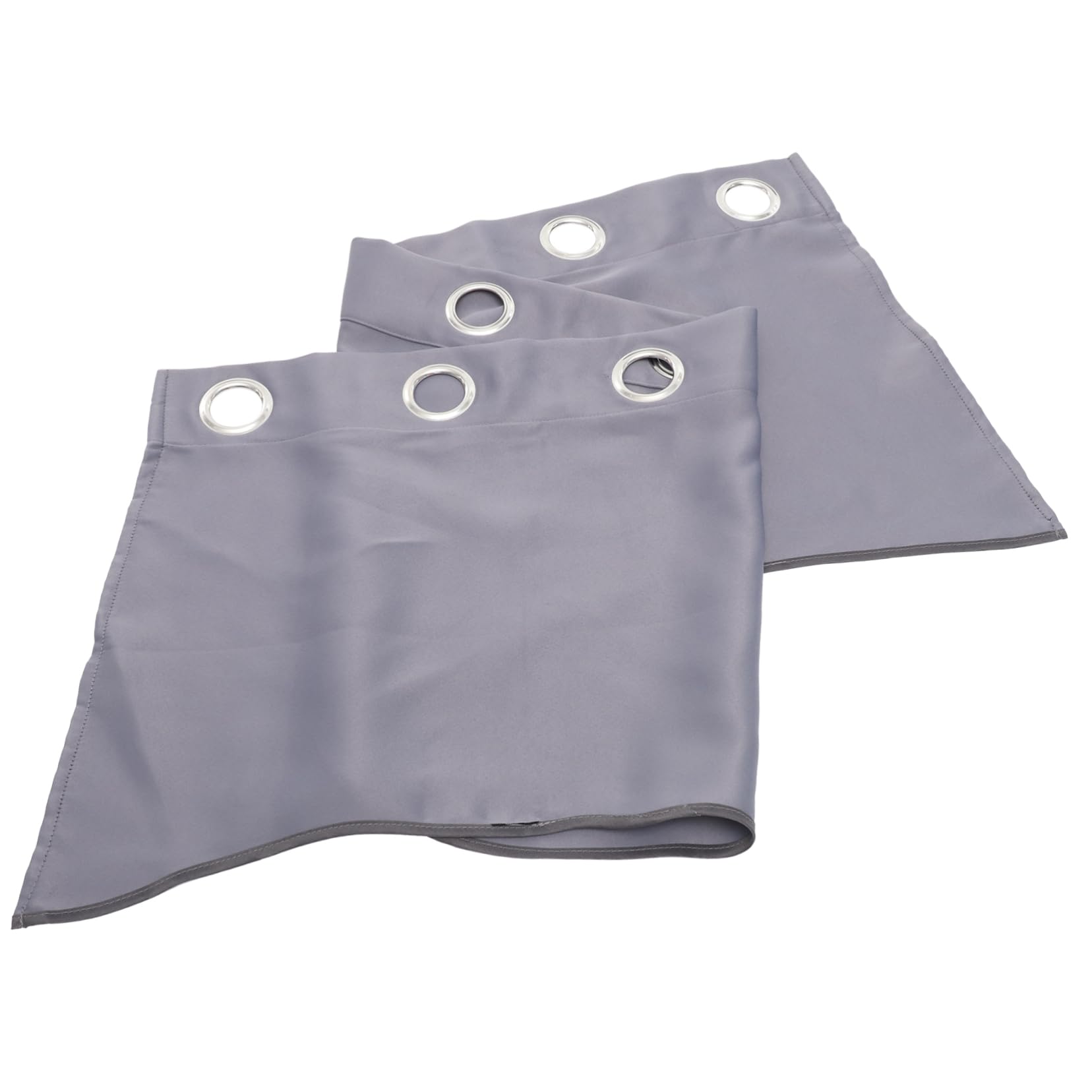 GOOHOCHY Cortinas Pequeñas Opacas para Ventanas de Dormitorio y Oficina Diseño Elegante Gris Oscuro Protección de Privacidad y Luz para Habitaciones Infantiles y Salones