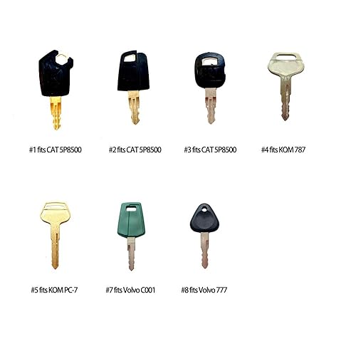 Miniatura 2 de 15 llaves de la construcción de encendido/sistema de llaves del equipo pesado para el CAT Komatsu Volvo Deere JCB