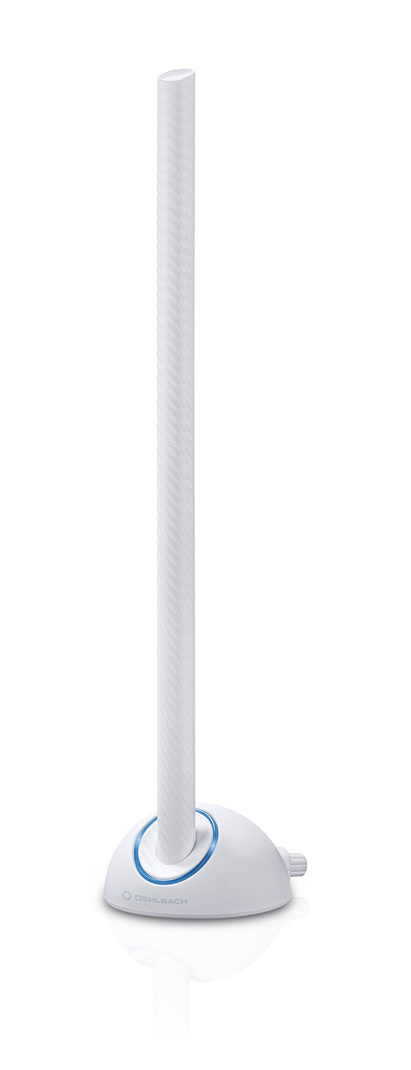 Oehlbach Scope Max - Antena de varilla activa DVB-T2 HD y DAB con filtro LTE - Antena interior digital - amplificador ajustable - antena interior - blanco
