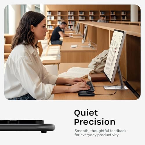 Image of Satechi Slim LX3 Wired Keyboard, Cross-Platform OS Switching, Space Black