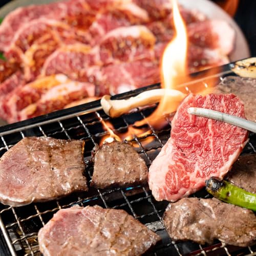 しゃぶまる タレ漬け 牛ハラミ & 牛タン 焼肉セット 1kg(各500g)のサムネイル