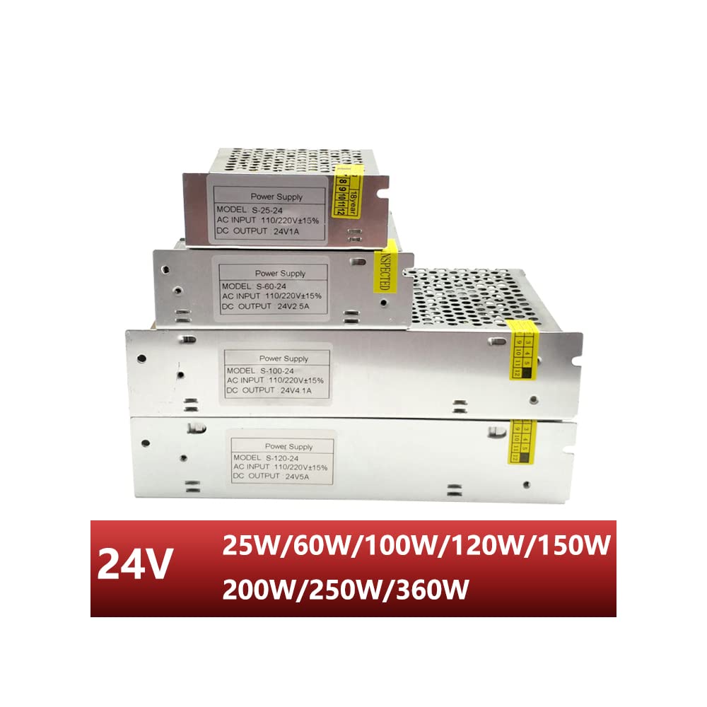 Fuente de alimentación de conmutación de 1pcs Transformador de tira LED 24V para voltaje,500W 24V