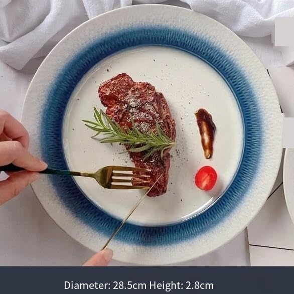プレート ヨーロピアンスタイルのプレート、ディナープレート、ホームダイニングプレート、デザート、ステーキ、パスタプレートディナー食器
