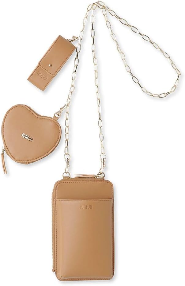 FURFUR ショルダーバッグ FURFUR チェック柄 ショルダーバッグ