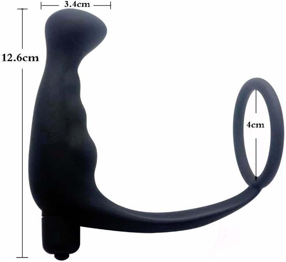 Vibrador estimulador anal de silicona médica para masaje de ...